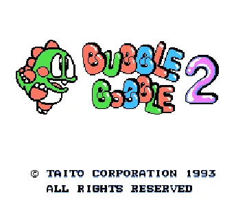 Bubble Bobble 2 (Japan) screen shot title